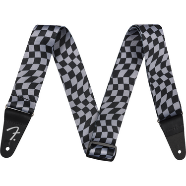 Thaly Fender Wavy Checkerboard Strap Para Guitarra Gray 0990637248